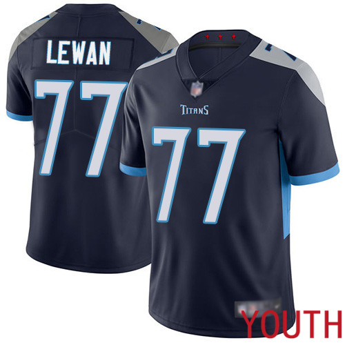 Tennessee Titans Limited Navy Blue Youth Taylor Lewan Home Jersey NFL Football #77 Vapor Untouchable->youth nfl jersey->Youth Jersey